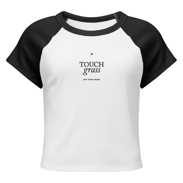 Women's Micro Rib Raglan Baby Tee | Bella + Canvas 1201